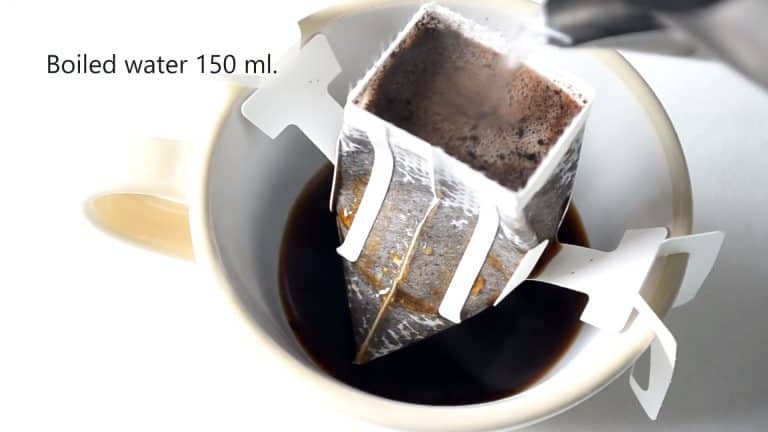 วิธีการชง กาแฟดริปชนิดซอง