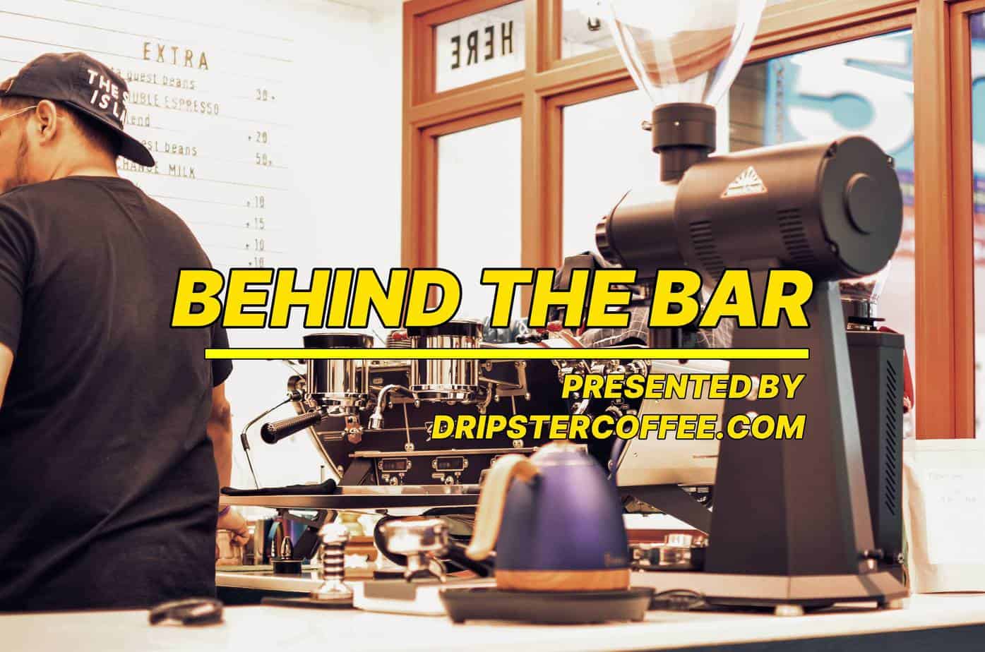 behind the bar