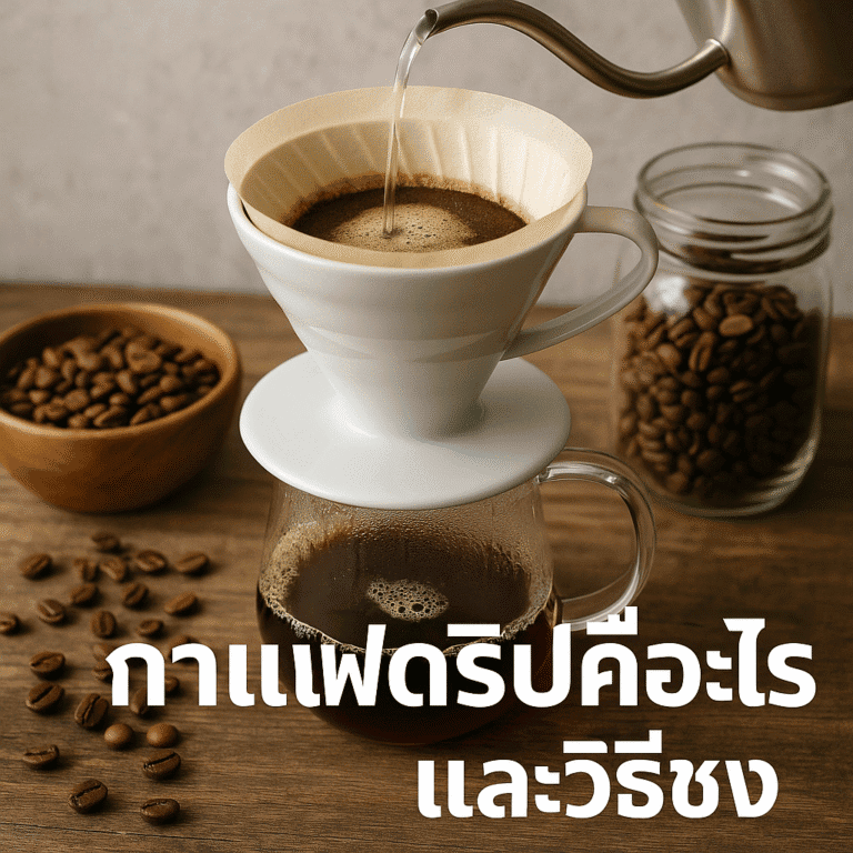 กาแฟดริปคืออะไร? พร้อมวิธีเริ่มต้นชงแบบง่ายๆ