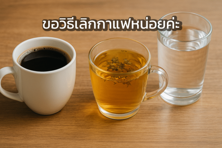 เลิกกาแฟ,วิธีเลิกกาแฟไม่ทรมาน
