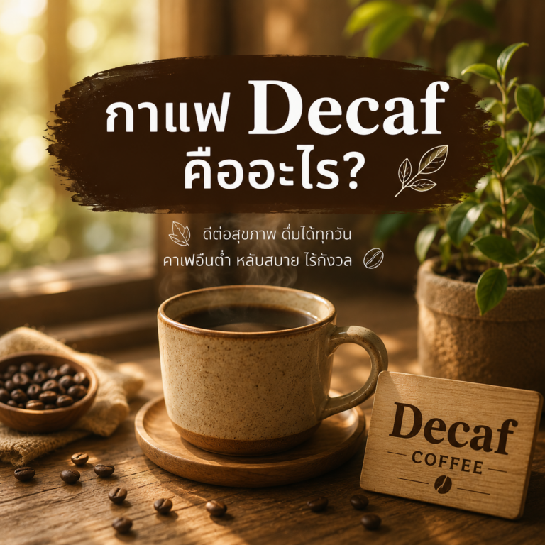 กาแฟ Decaf คืออะไร? ดีไหม ดื่มได้ทุกวันเลยมั้ย?
